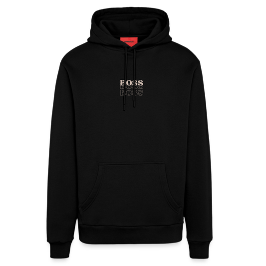 Organic Relaxed Hoodie Made in EU - SOLID BLACK