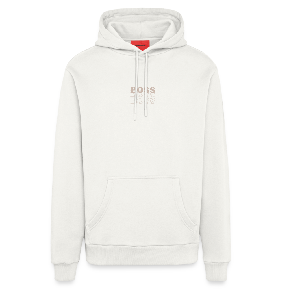 Organic Relaxed Hoodie Made in EU - OFF WHITE