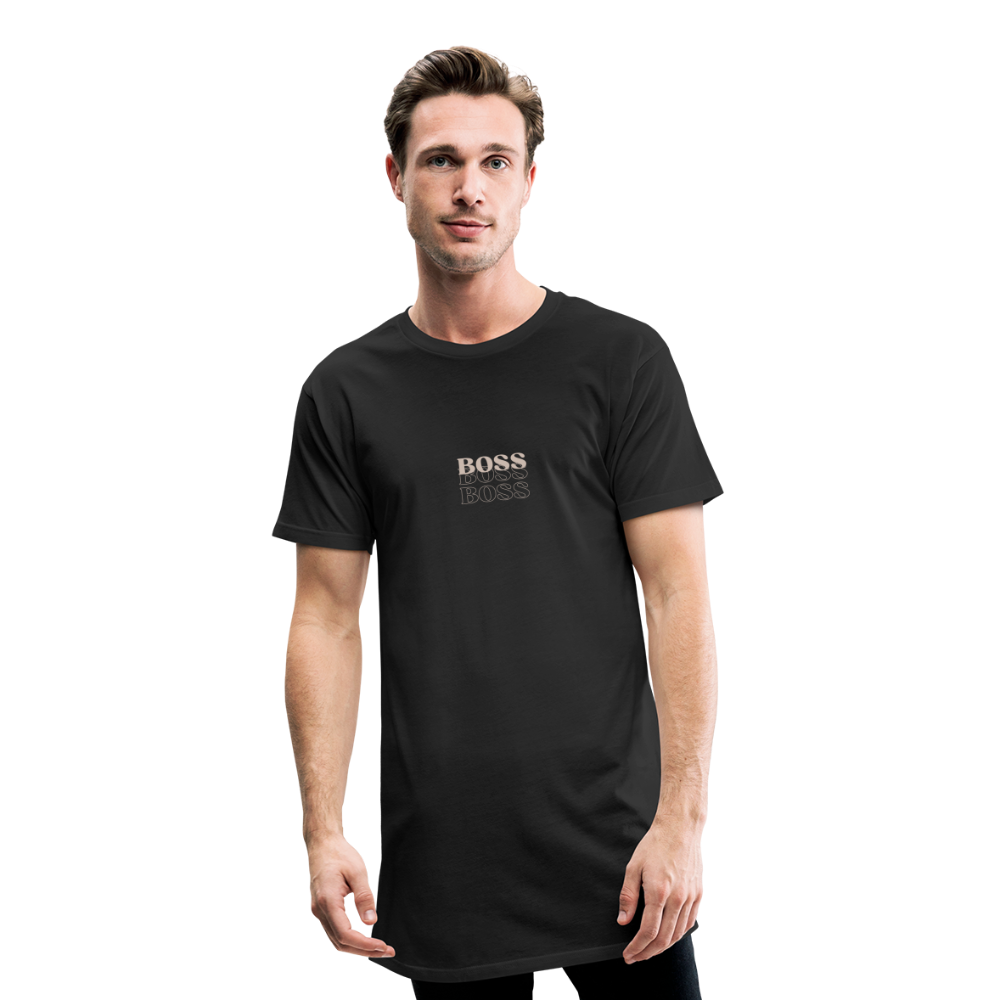 Männer Urban Longshirt - Schwarz