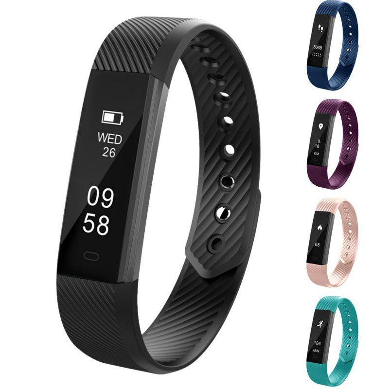 Smart Bracelet Fitness Tracker Smart Wristband Pedometer Compatible Smartband Waterproof Sleep Monitor Wrist Watch