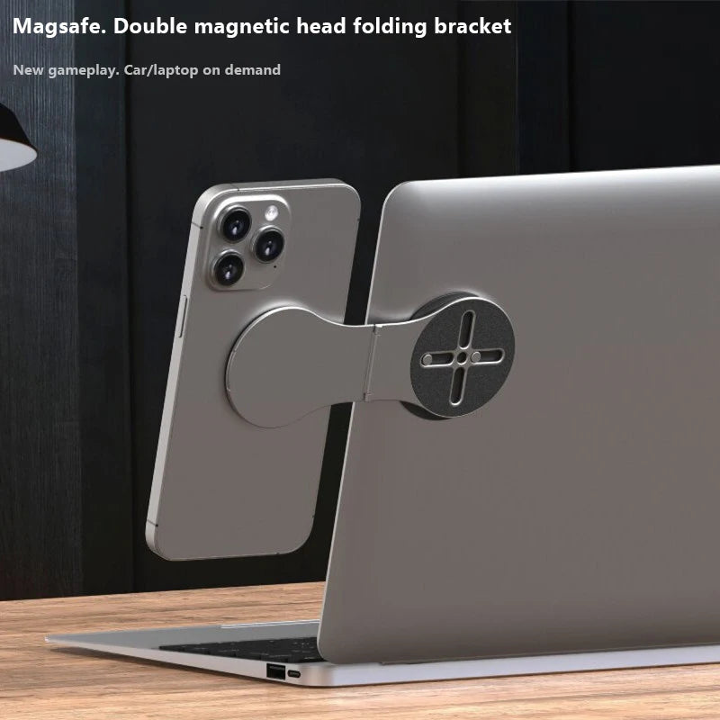 For MagSafe Stand Car Holder Laptop Side Mount Phone Holder Desktop Magnetic Mount for Car Laptop For Magsafe Stand Holder