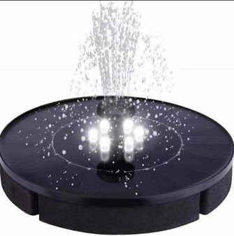 New Fountain With Colorful Lights LED With Lights Color Solar Fountain Colorful Change Automatic Power Storage Fountain